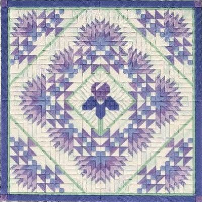 Iris & Fans Quilt