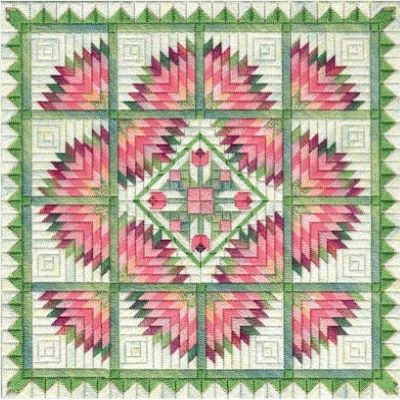 Tulips & Fans Quilt