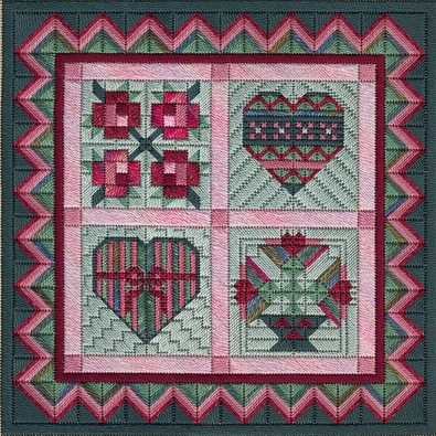 Valentine Barn Quilts
